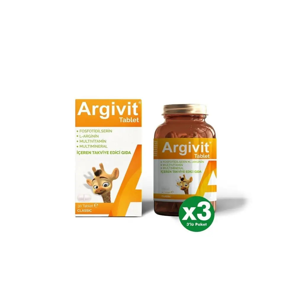 Argivit Classic 30 Tablet 3 Adet