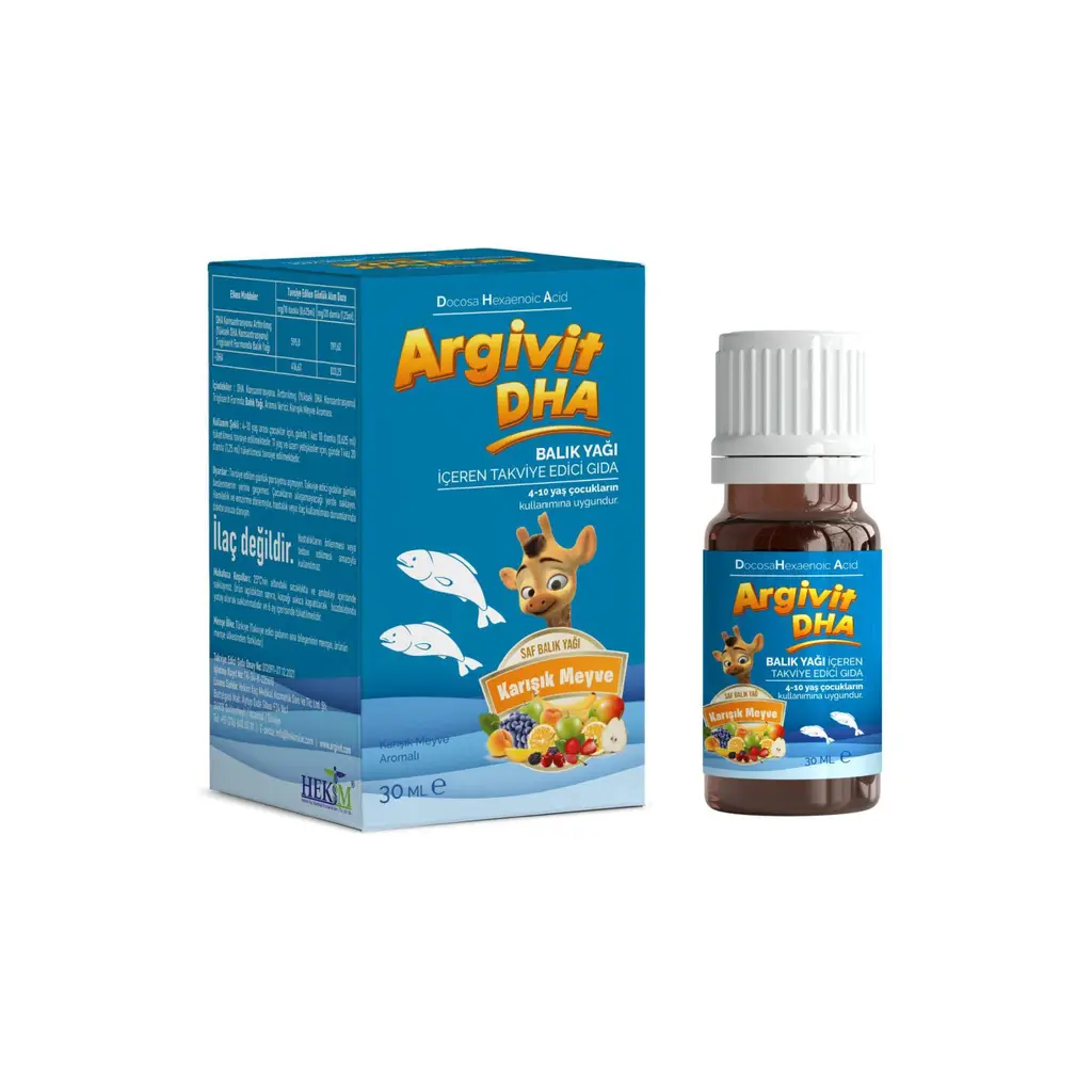 Argivit Dha Balık Yağı 10 Ml