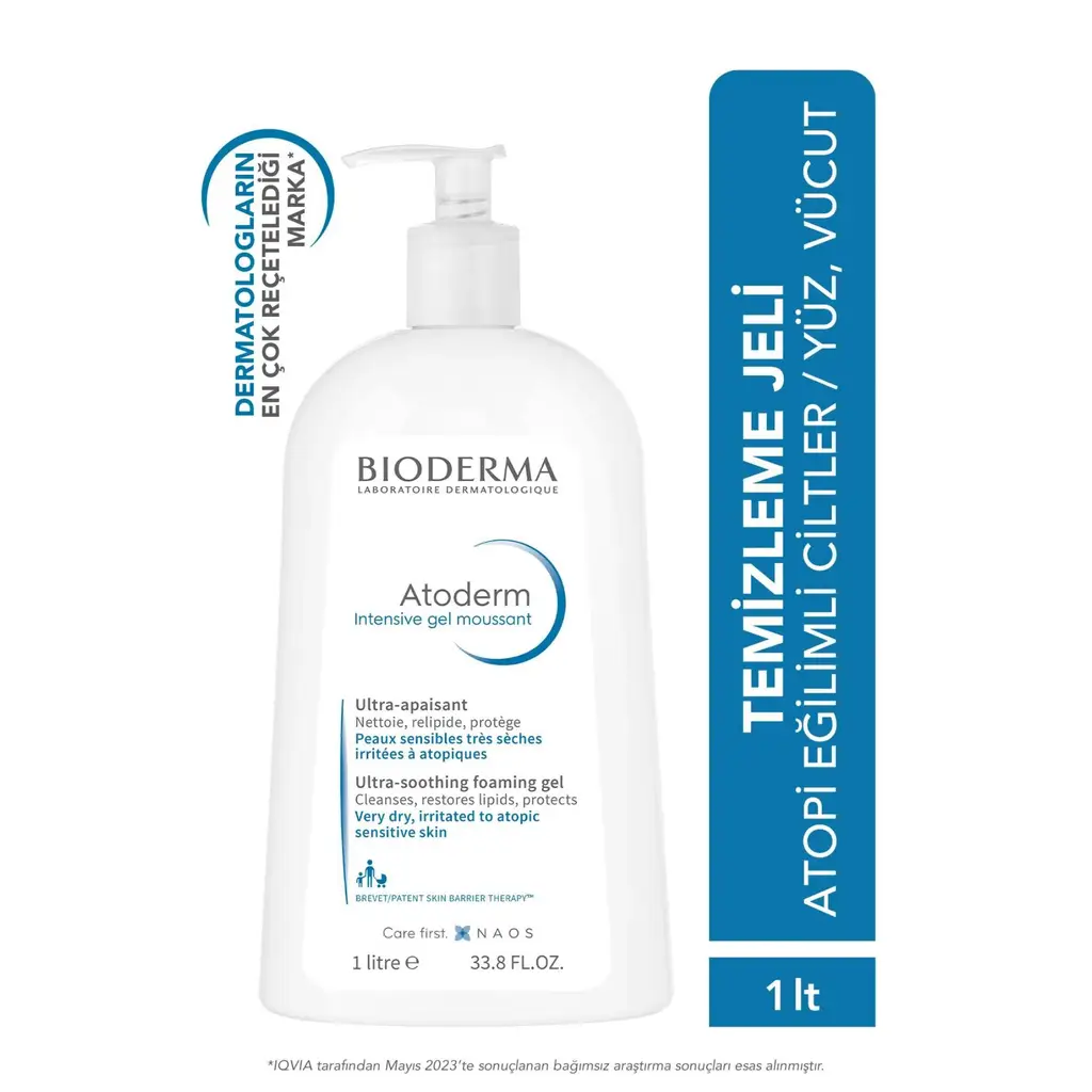 Bioderma Atoderm Intensive Foaming Gel 1 LT