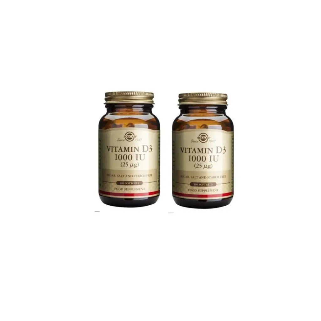 Solgar Vitamin D3 1000ıu 100 Kapsül 2 Adet