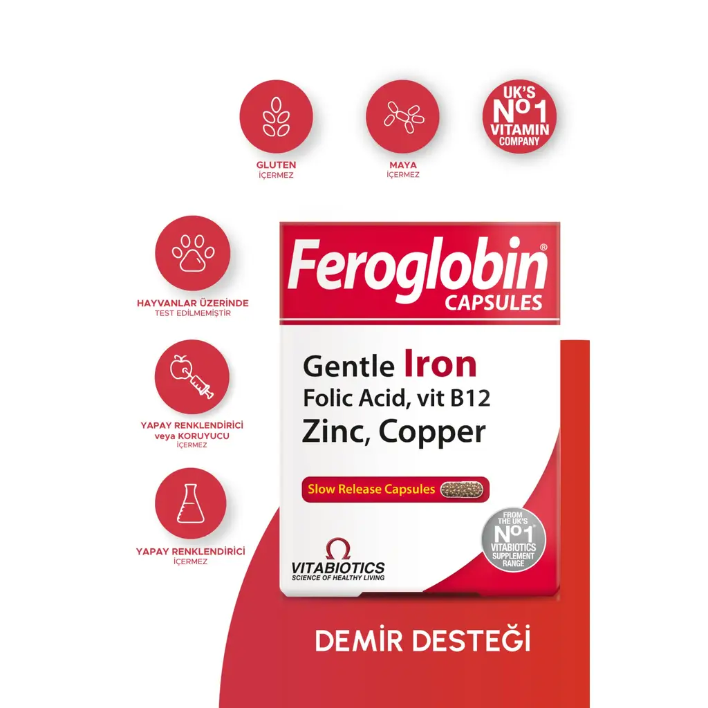 Feroglobin 30 Kapsül