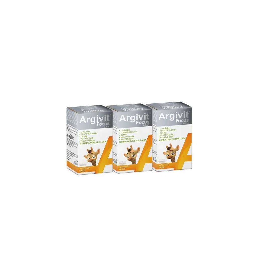 Argivit Focus 30 Tablet 3 Adet