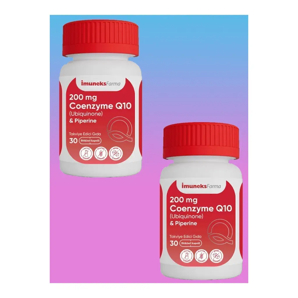 Imuneks Farma Coenzyme Q10 200 mg 30 Kapsül 2 Adet