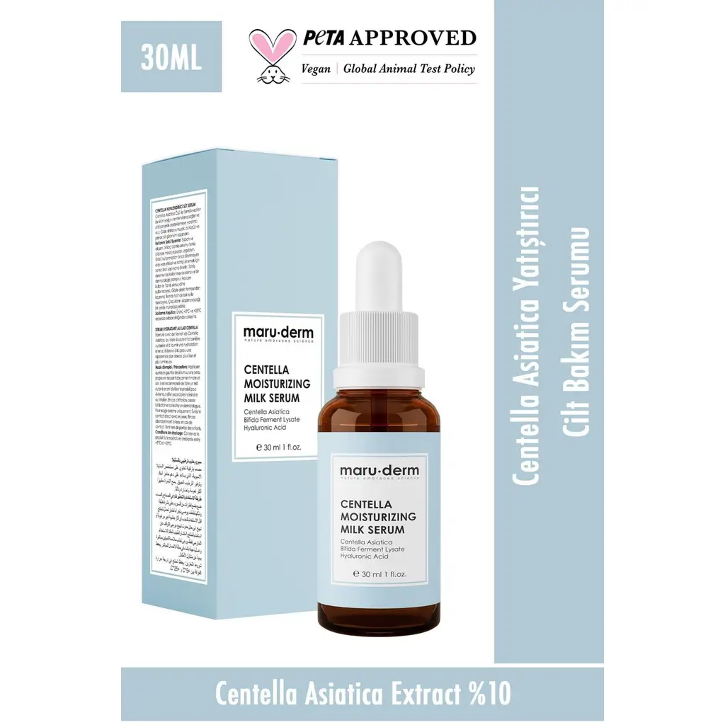 Maruderm Centella Asiatica Yatıştırıcı Nemlendirici Milk Serum 30 Ml