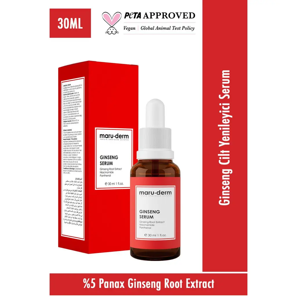 Maruderm Ginseng Cilt Yenileyici Serum 30 ml