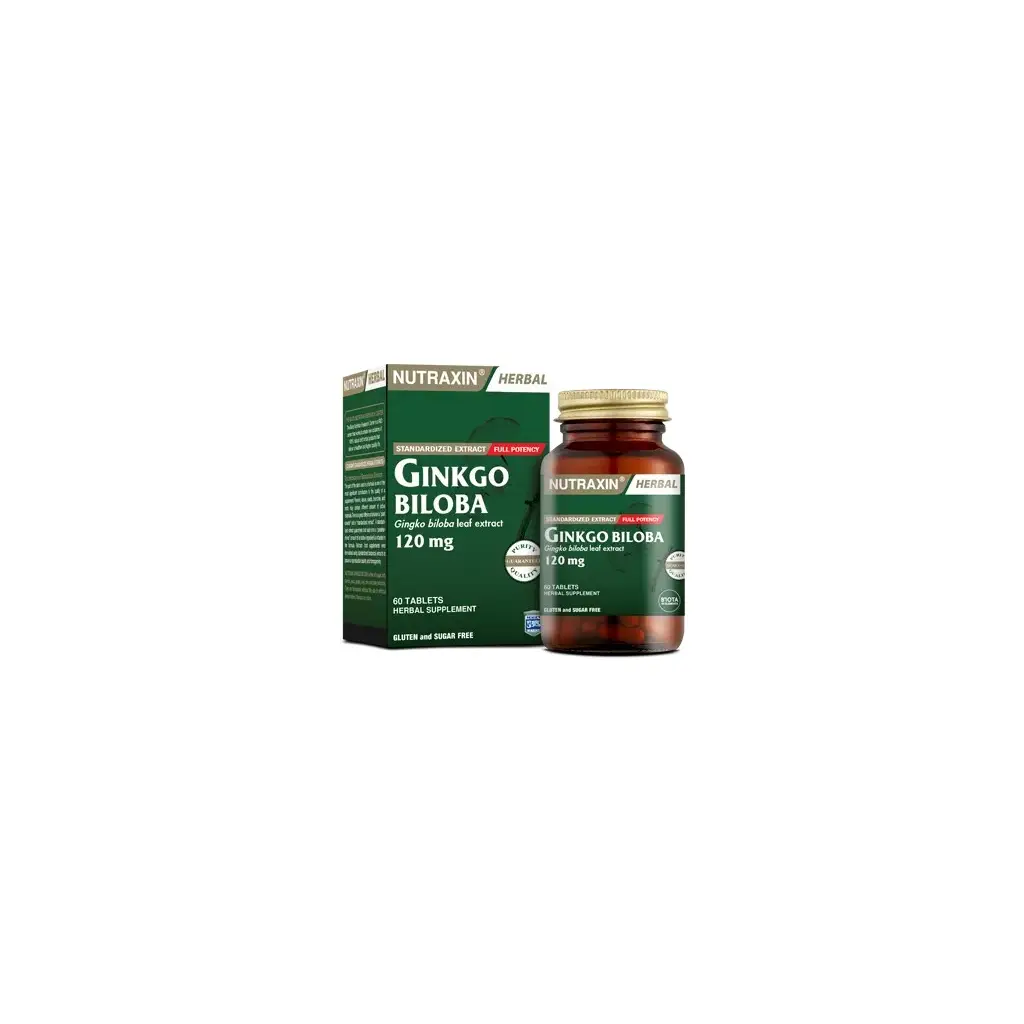 Nutraxin Ginkgo Biloba 60 Kapsül