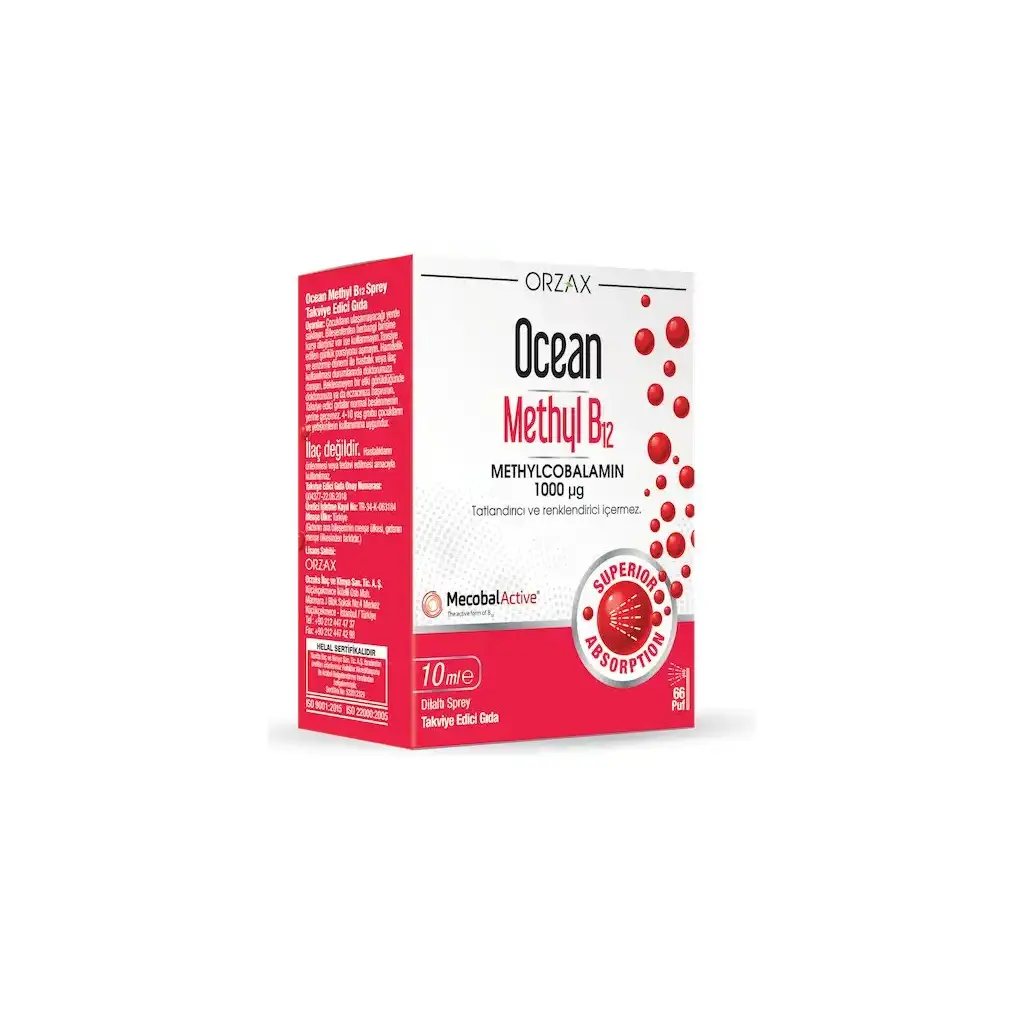 Ocean Methyl Cobalamin B12 Sprey 10 ml