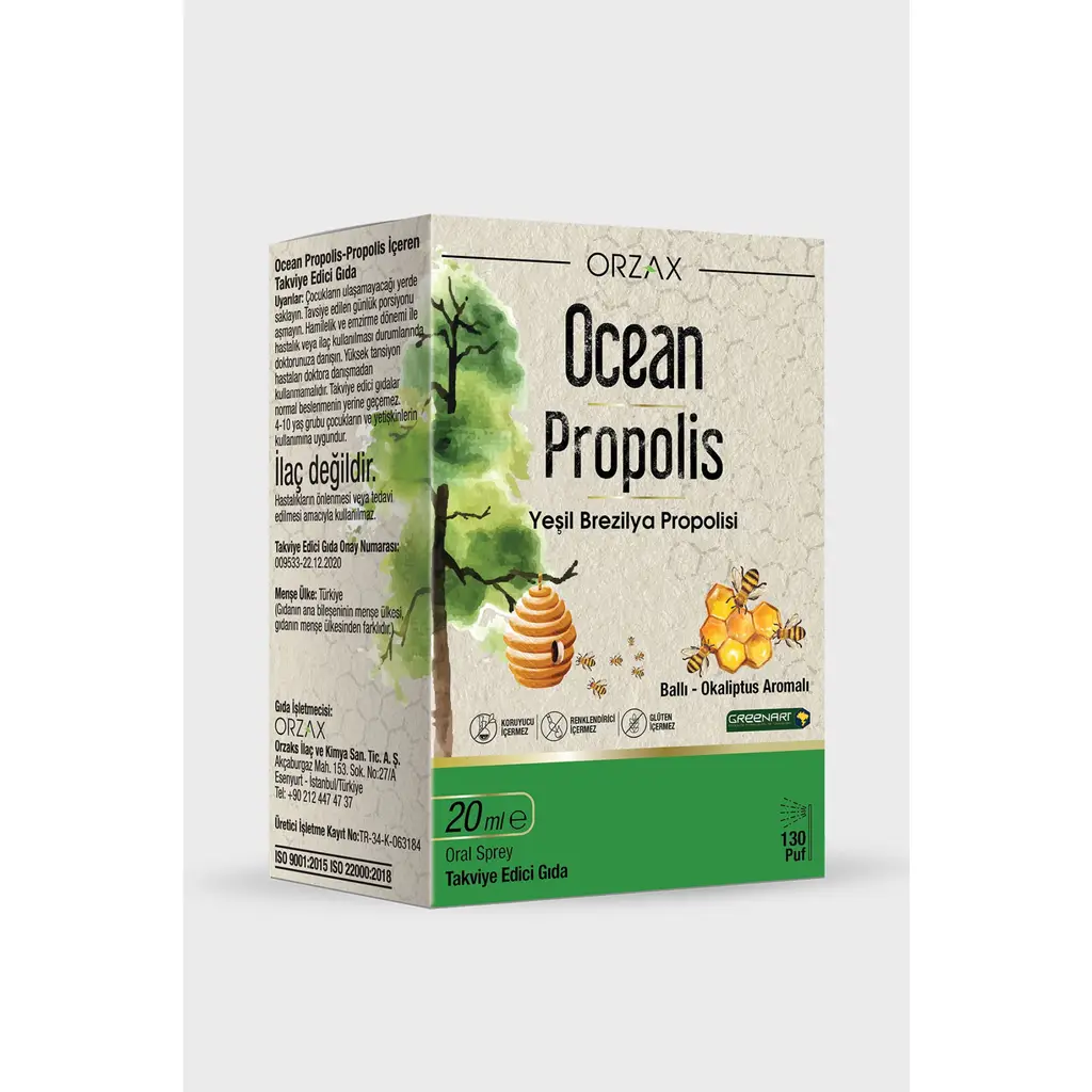 Ocean Propolis Sprey 20 Ml 2'li Kofre