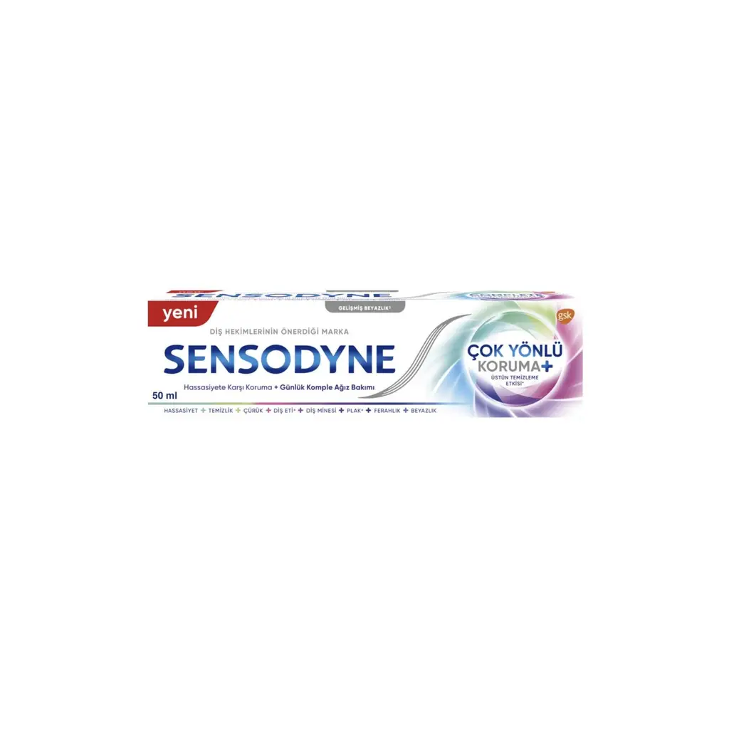 Sensodyne Çok Yönlü Koruma + Gelişmiş Beyazlık Diş Macunu 75 ml