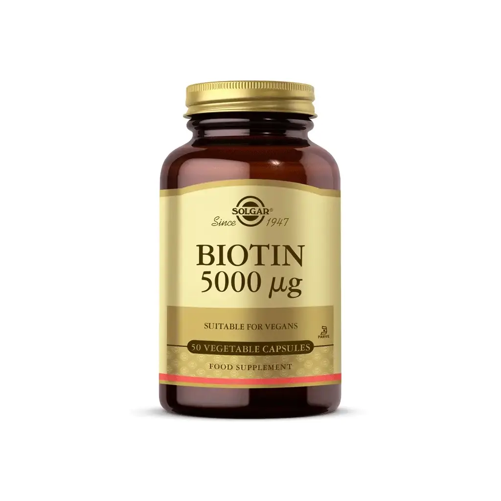 Solgar Biotin 5000 Mcg 50 Kapsül