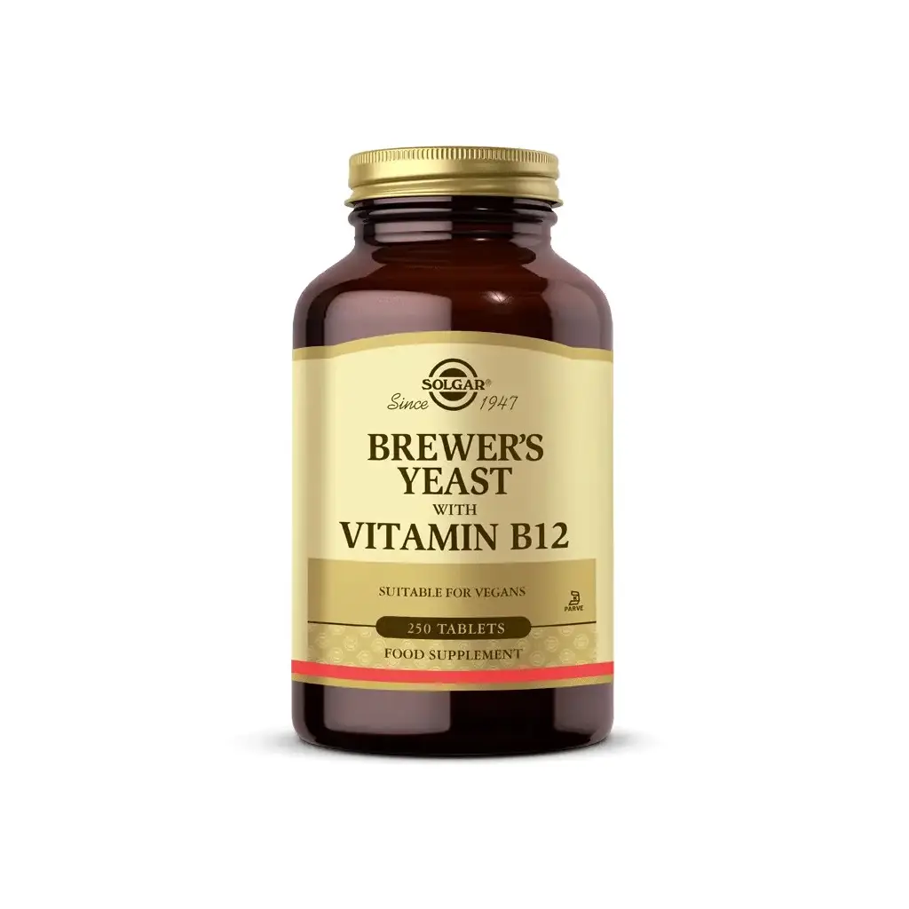 Solgar Brewer's Yeast With Vitamin B12 250 Tablet