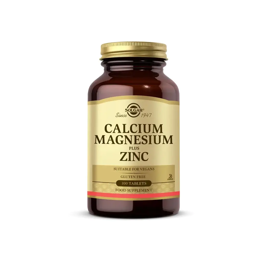 Solgar Calcium Magnesium Plus Zinc 100 Tablet