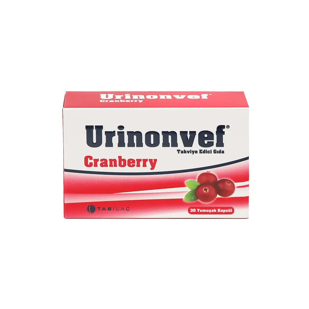 Urinonvef Cranberry 30 Yumuşak Kapsül