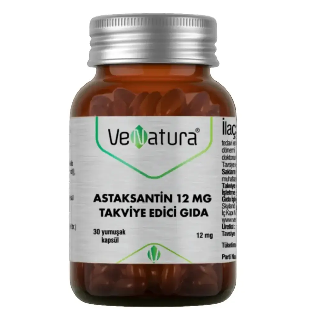 Venatura Astaksantin 12 mg 30 Kapsül