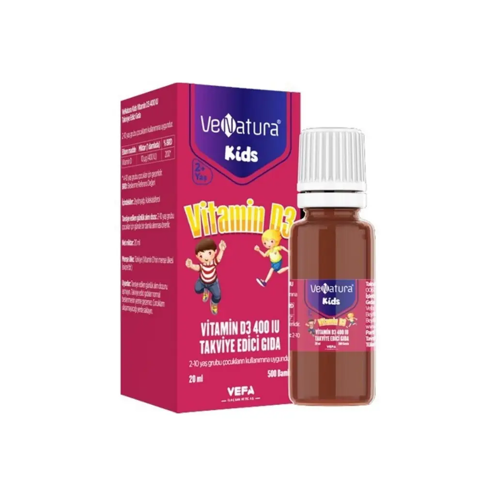 Venatura Kids Vitamin D3 Damla 20 ml