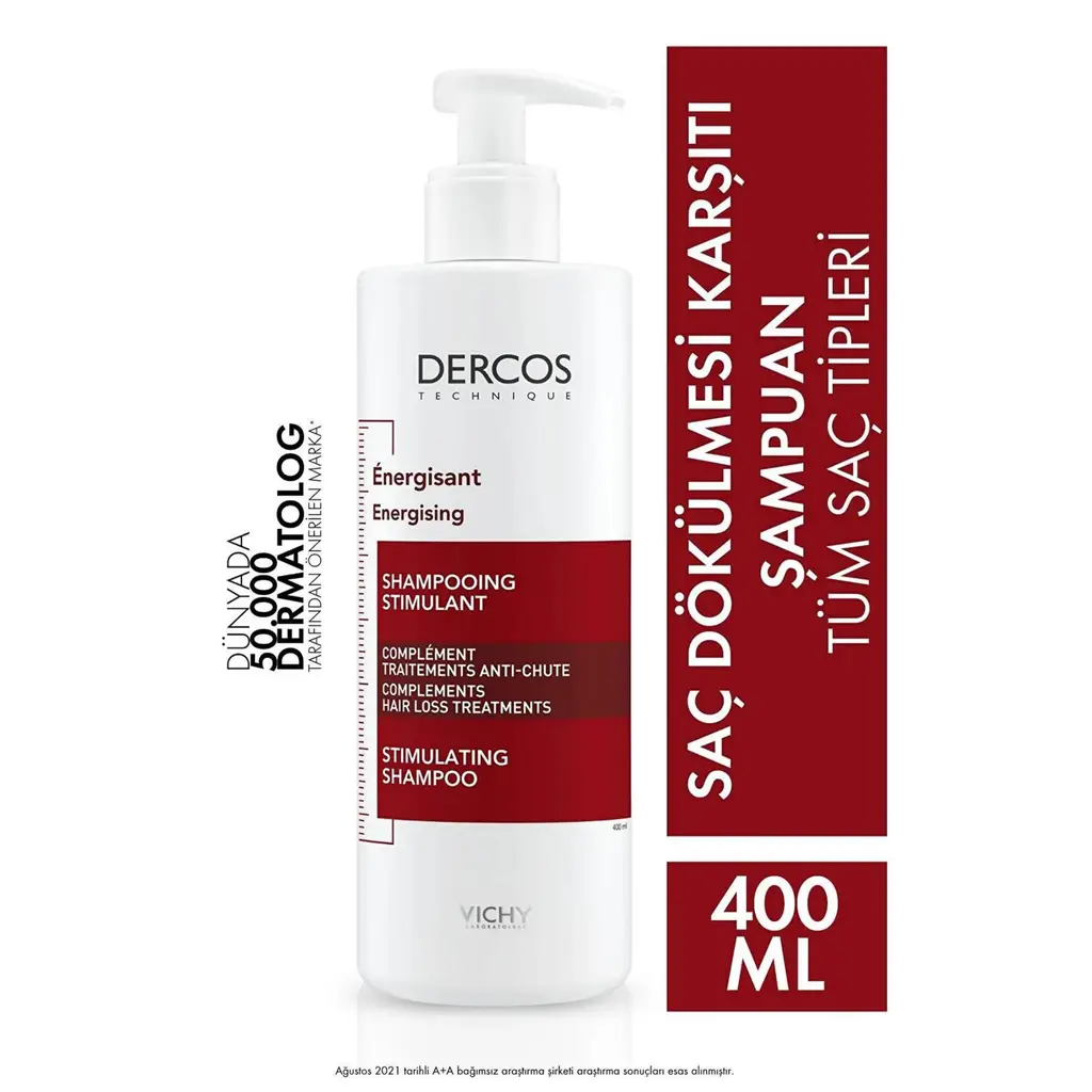 Vichy Dercos Energisant Saç Dökülmesi Karşıtı Şampuan 400 ml