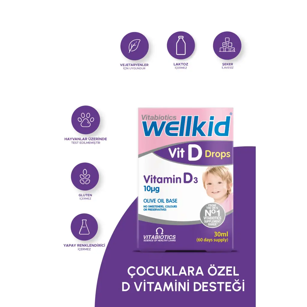 Wellkid Vitamin D Drops 30 ml